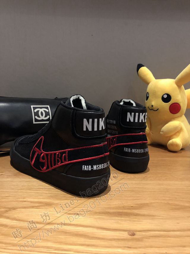 Nike男鞋 2019秋冬 耐克聯名Air Jordan 1最新系列 耐克高幫磨砂牛皮休閒男鞋  hdx13088